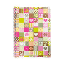 Seven Notes Traditional Pattern Spiral Notebook 685 80 Leaves