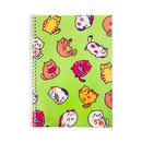 Seven Notes Traditional Kitty Cat Spiral Notebook 685 80 Leaves