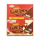 Columbia's Cioco Luv Lov Chocolate Coated Vanilla Wafer Bars 10's x 200g