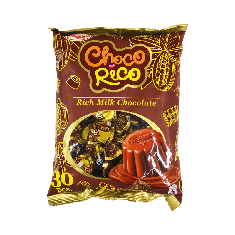 Chocolate Ricoo Columbia's Choco Rico Rich Milk Chocolate 30's