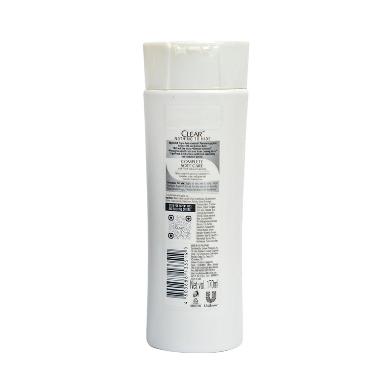 Clear Anti-Dandruff Shampoo Complete Soft Care 170ml