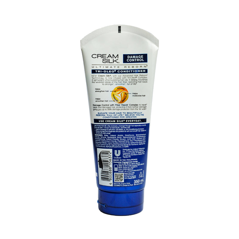 Creamsilk Ultimate Reborn Damage Control Tri-Oleo Conditioner 350ml