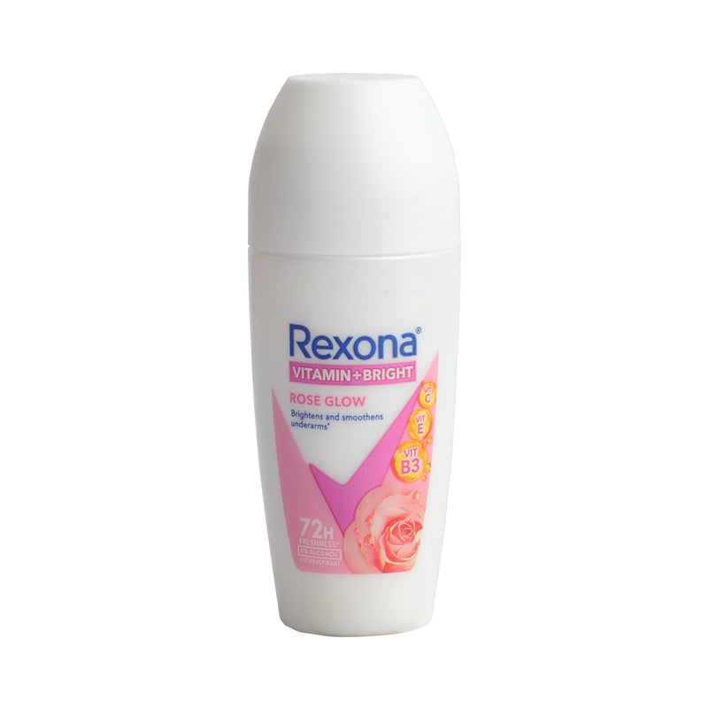 Rexona Women Deodorant Natural Whitening Fresh Rose Roll On 45ml