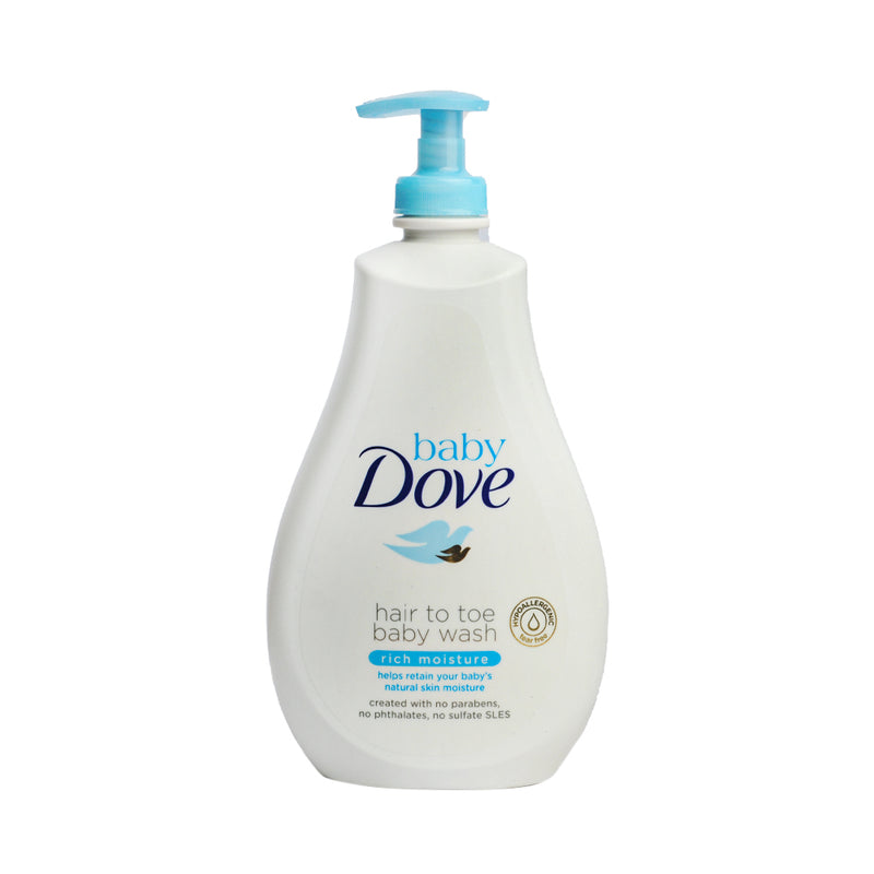 Dove Hair To Toe Baby Wash Rich Moisture 591ml