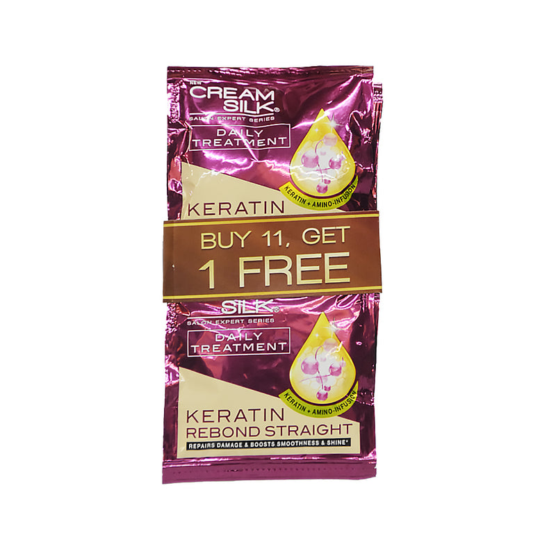 Creamsilk Keratin Rebond Straight 18ml 11's + 1