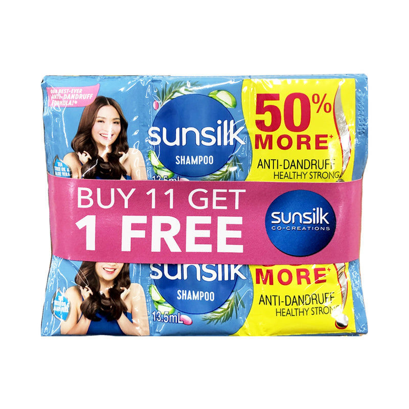 Sunsilk Shampoo Anti-Dandruff Healthy Strong 13.5ml 11 + 1