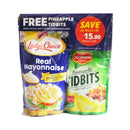 Lady's Choice Mayonnaise Doy Pack 220ml + Pineapple Tidbits 115g