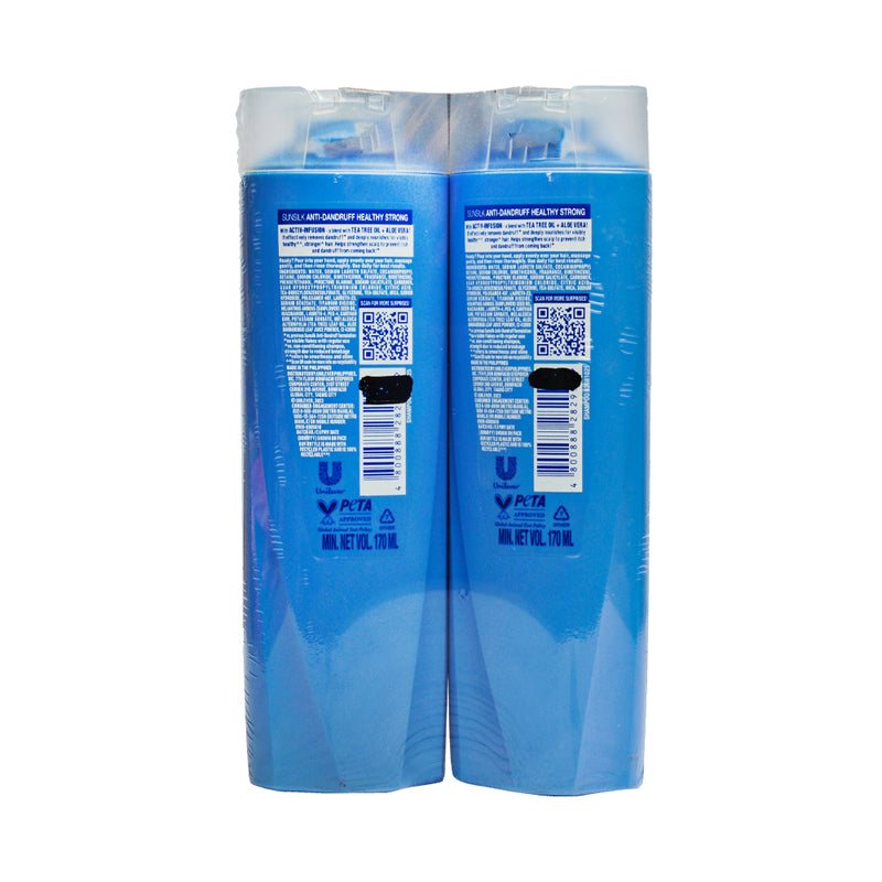 Sunsilk Anti-Dandruff Shampoo Healthy Strong 170ml x 2's