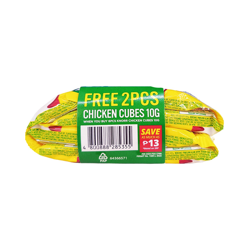 Knorr Cubes Single Chicken 10g 6 + 2