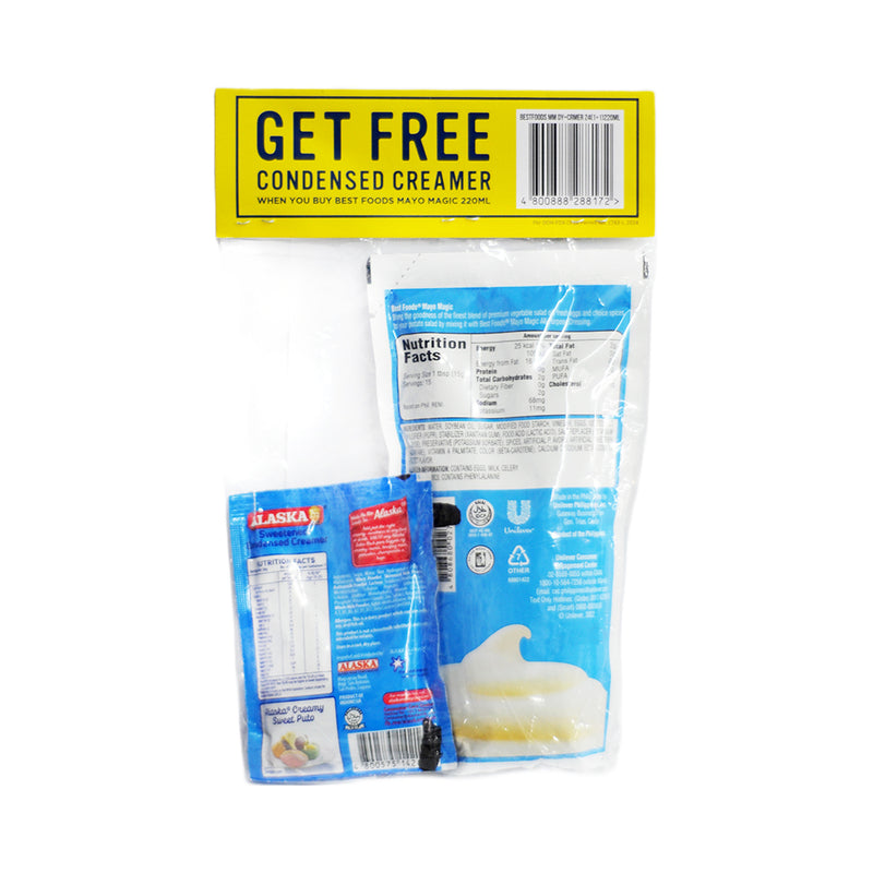 Best Foods Mayo Magic Doy 220ml + Alaska Condensed Creamer Sakto Pack
