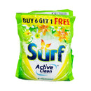 Surf Detergent Powder 5 in 1 Fresh Clean Kalamansi 57g 6's + 1