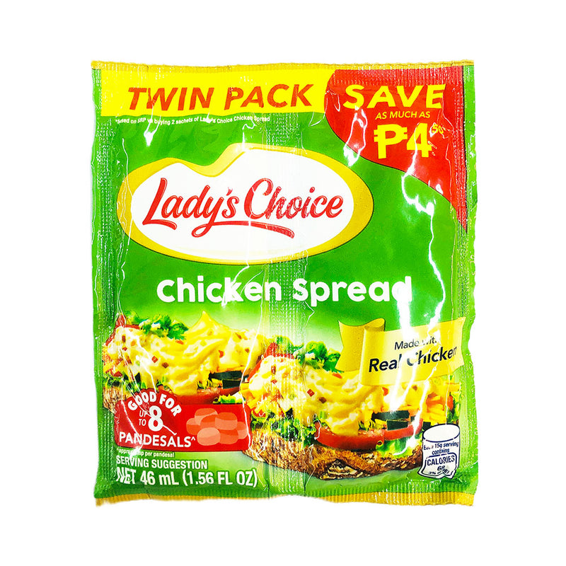 Lady's Choice Chicken Spread Twin Pack 46ml