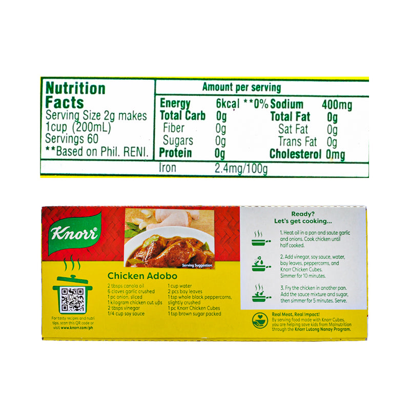 Knorr Chicken Broth Cubes Savers 120g