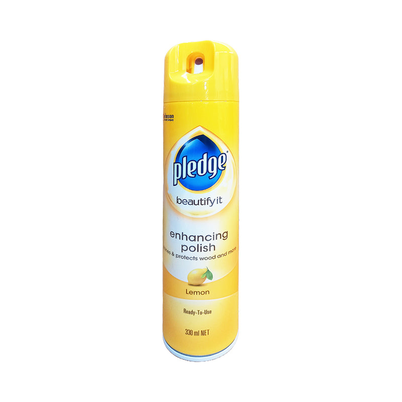 Pledge Furniture Polish Lemon 330ml