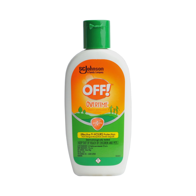 Off Overtime Insect Repellent Lotion 100ml