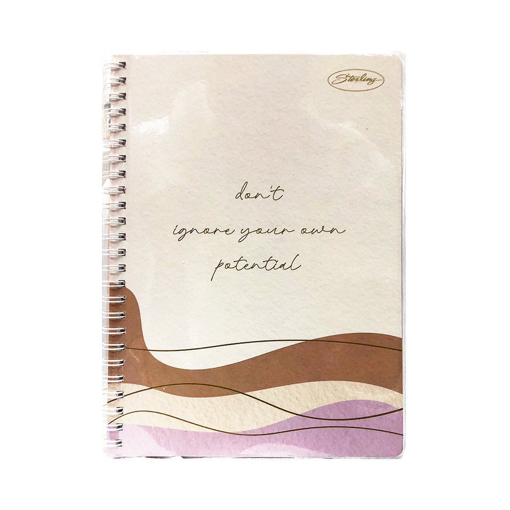 Sterling Spiral Notebook Wavy 685 80 Leaves