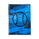 A-One Sports Ball Spiral Notebook 80 Leaves