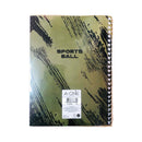 A-One Sports Ball Spiral Notebook 80 Leaves