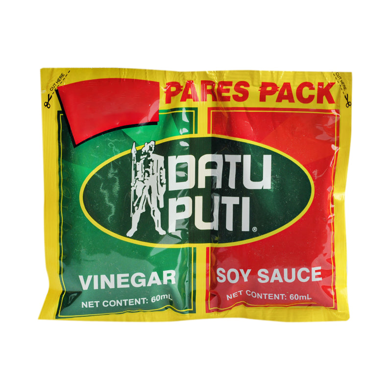 Datu Puti Vinegar And Soy Sauce Duo Sachet 60ml