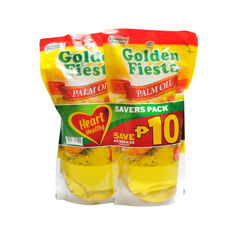 Golden Fiesta Palm Oil 1L x 2's