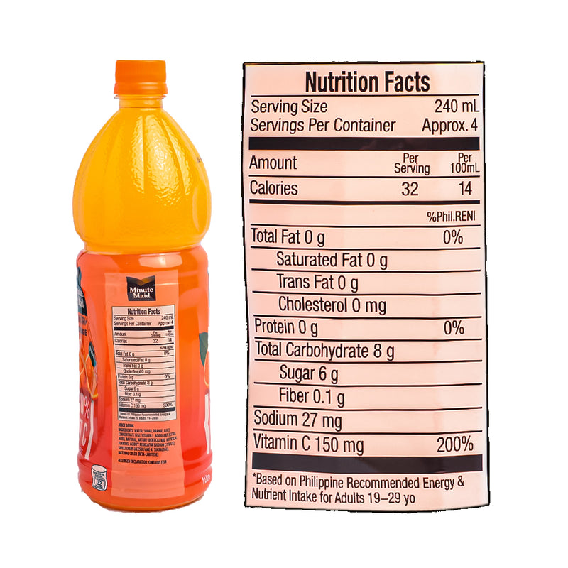 Minute Maid Pulpy Juice Orange 1L