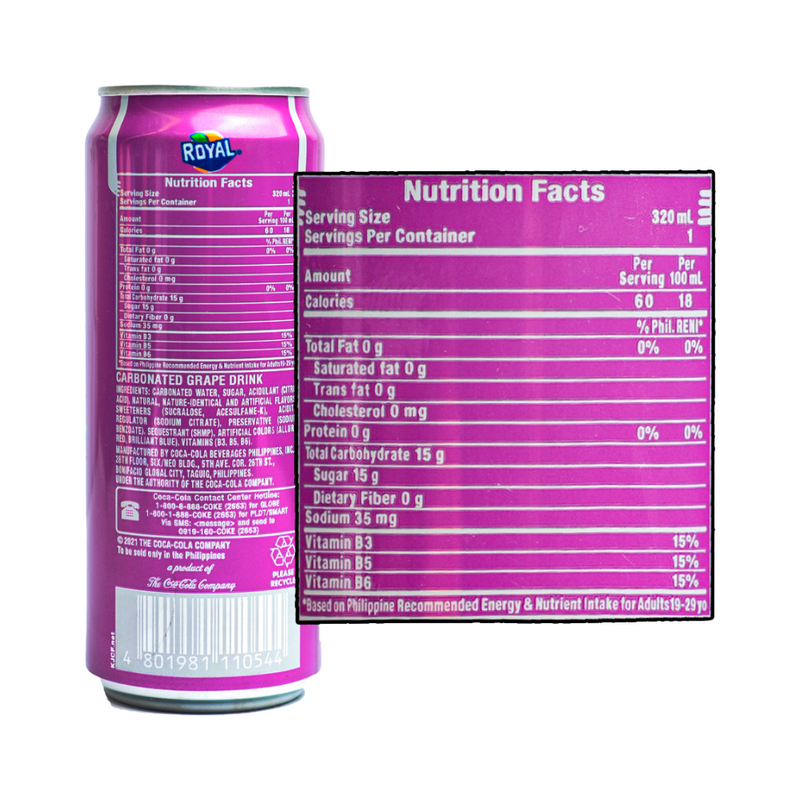 Royal Tru-Grape in Can 325ml