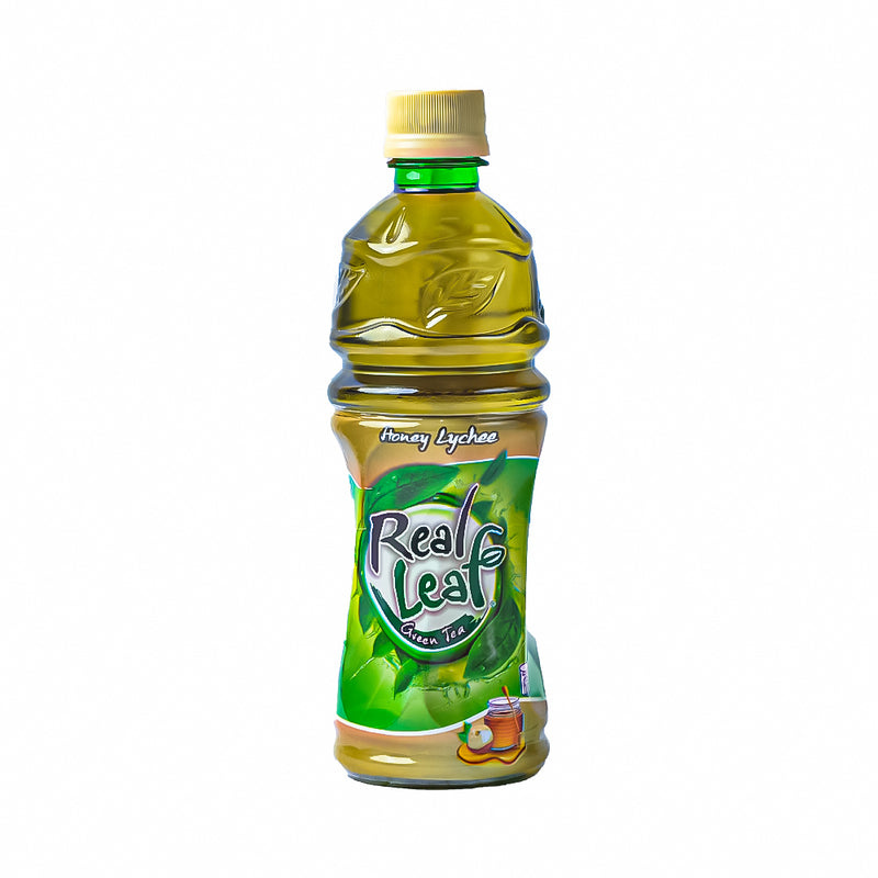 Real Leaf Green Tea Honey Lychee 480ml