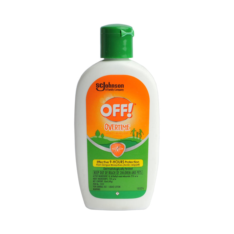 Off Overtime Insect Repellent Lotion 50ml