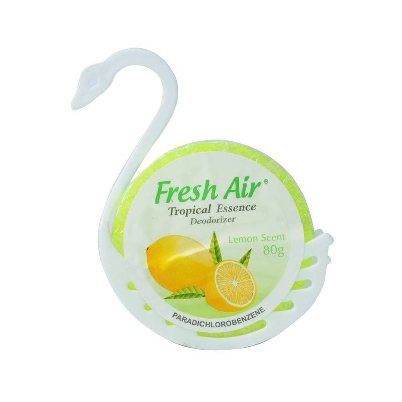 Fresh Air Deodorizer With Plastic Swan Container Lemon Scent 80g