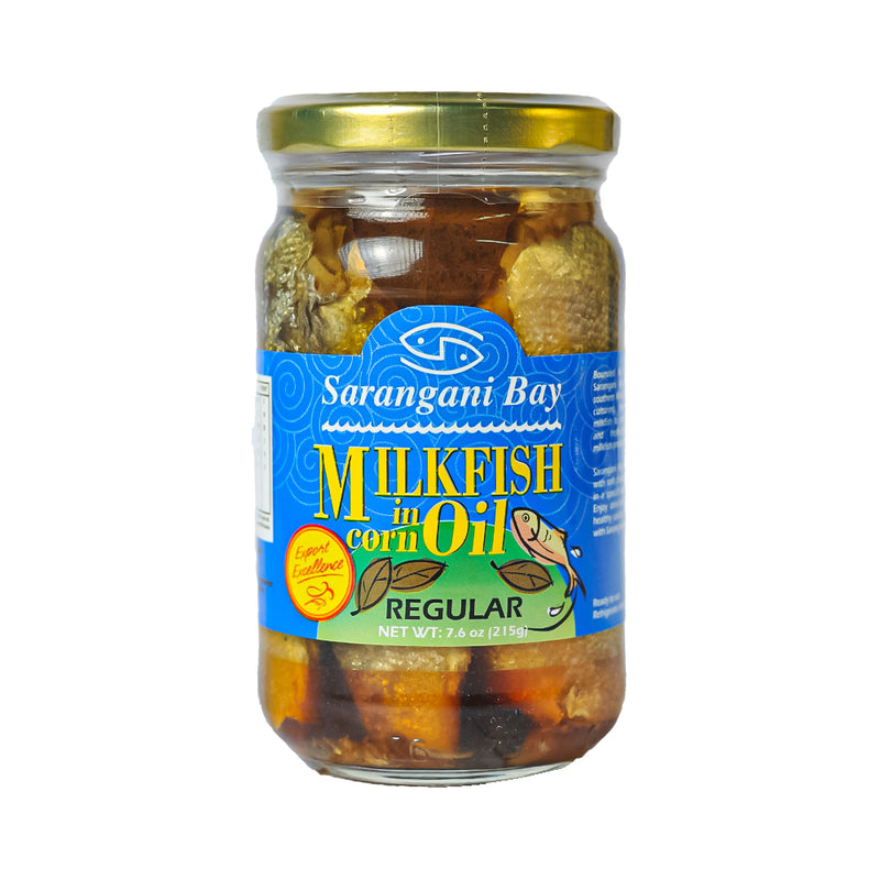 Sarangani Bay Milkfish In Corn Oil Regular 215g