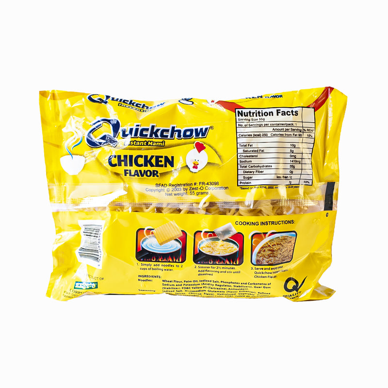 Quickchow Instant Mami Noodles Chicken 55g
