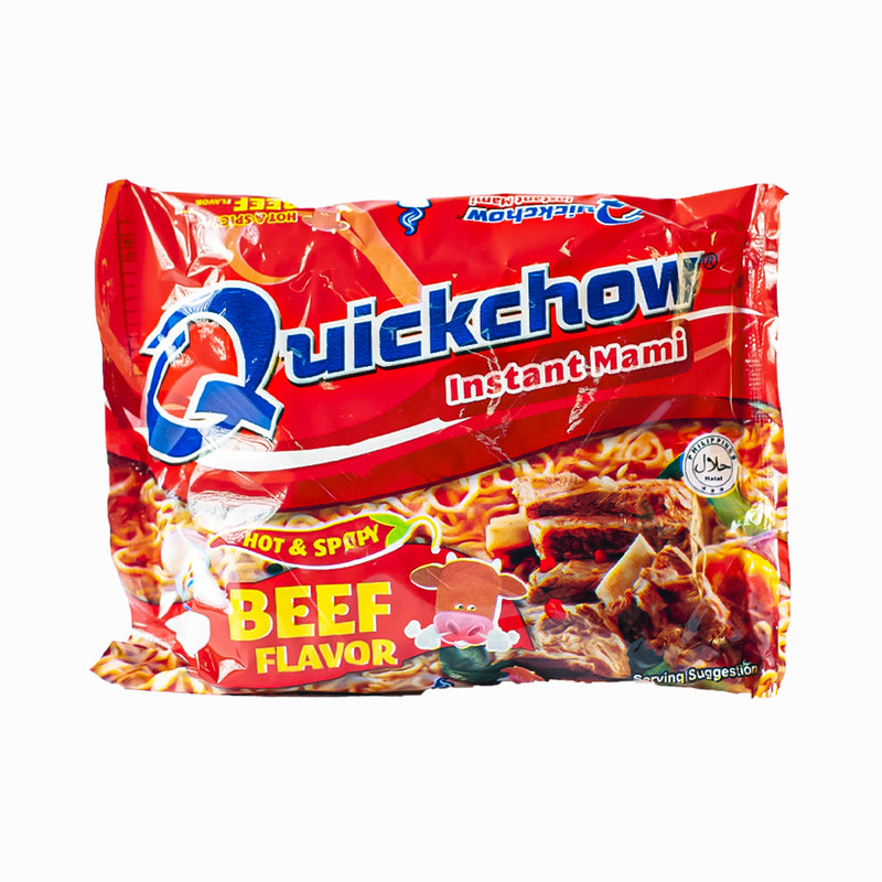 Quickchow Instant Mami Noodles Hot & Spicy Beef 55g