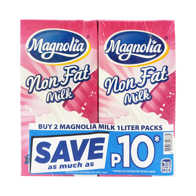 Magnolia Non Fat Milk 1L x 2's