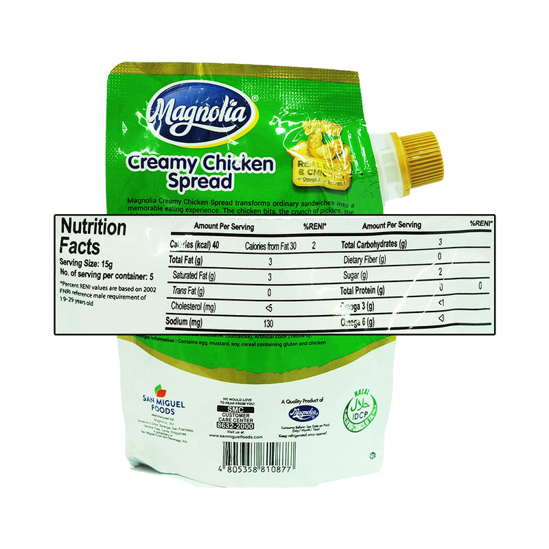 Magnolia Creamy Chicken Spread Resealable Pack 80ml