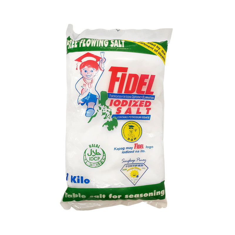 Fidel Iodized Salt Free Flowing 1kg