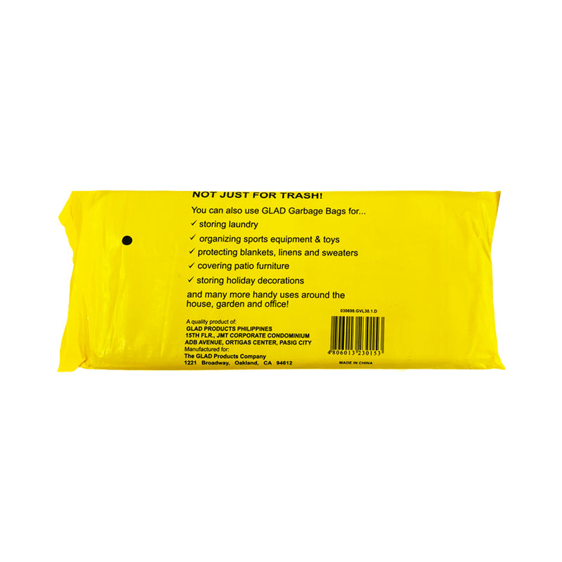 Glad Garbage Bags Large 10's