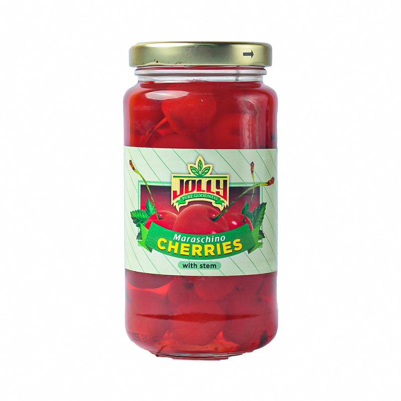 Jolly Maraschino Cherries With Stem 284g (10oz)