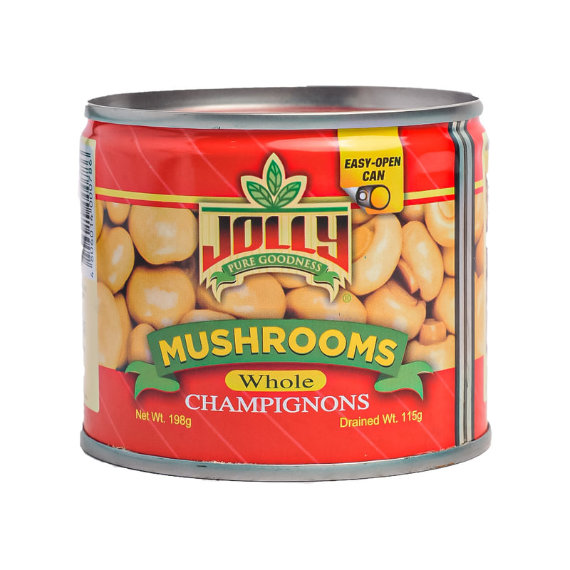 Jolly Whole Mushrooms 198g
