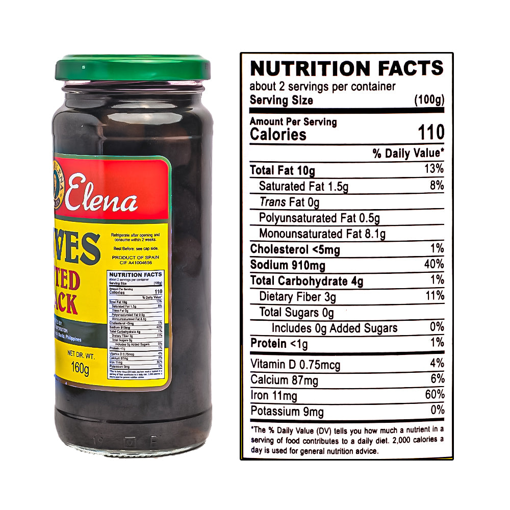 Doña Elena Rice Doña Elena Pitted Black Olives 310g