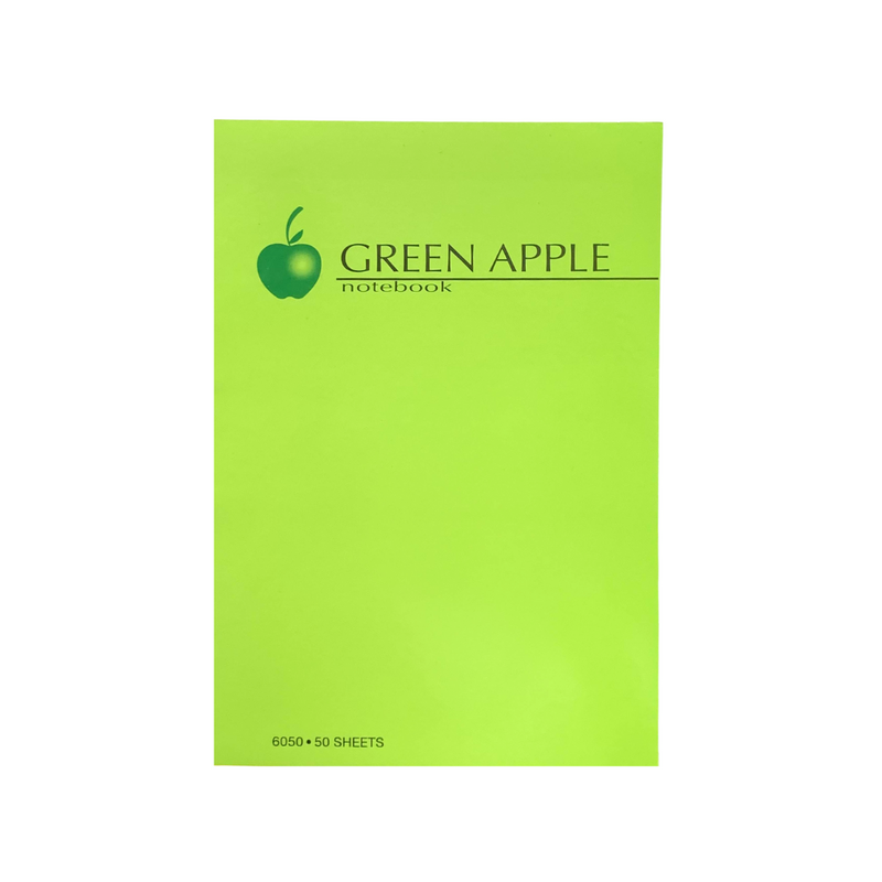 Green Apple Notebook Padded 50 Leaves