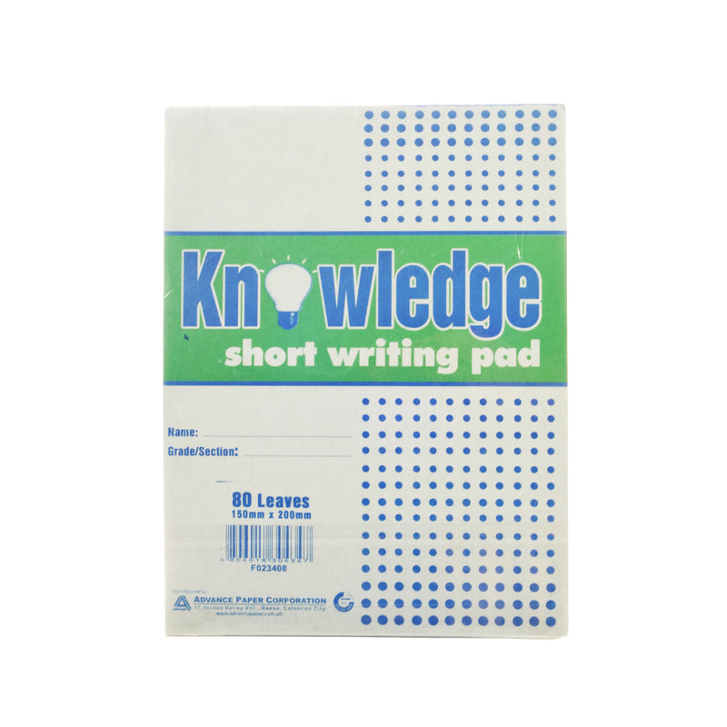 Knowledge Writing Pad Grade 4 80 Leaves