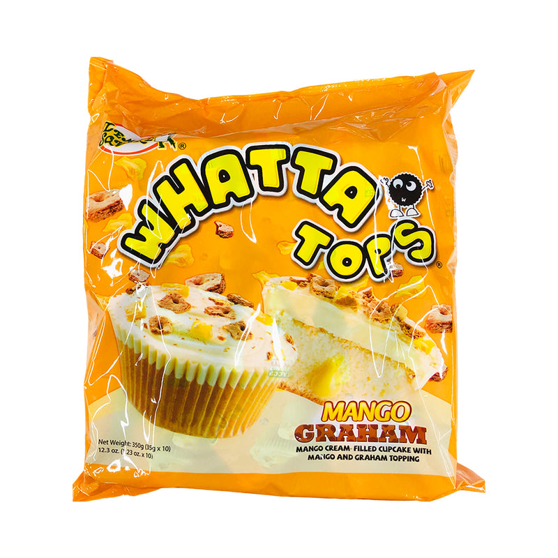 Lemon Square Whatta Tops Cake Mango Graham 35g x 10's