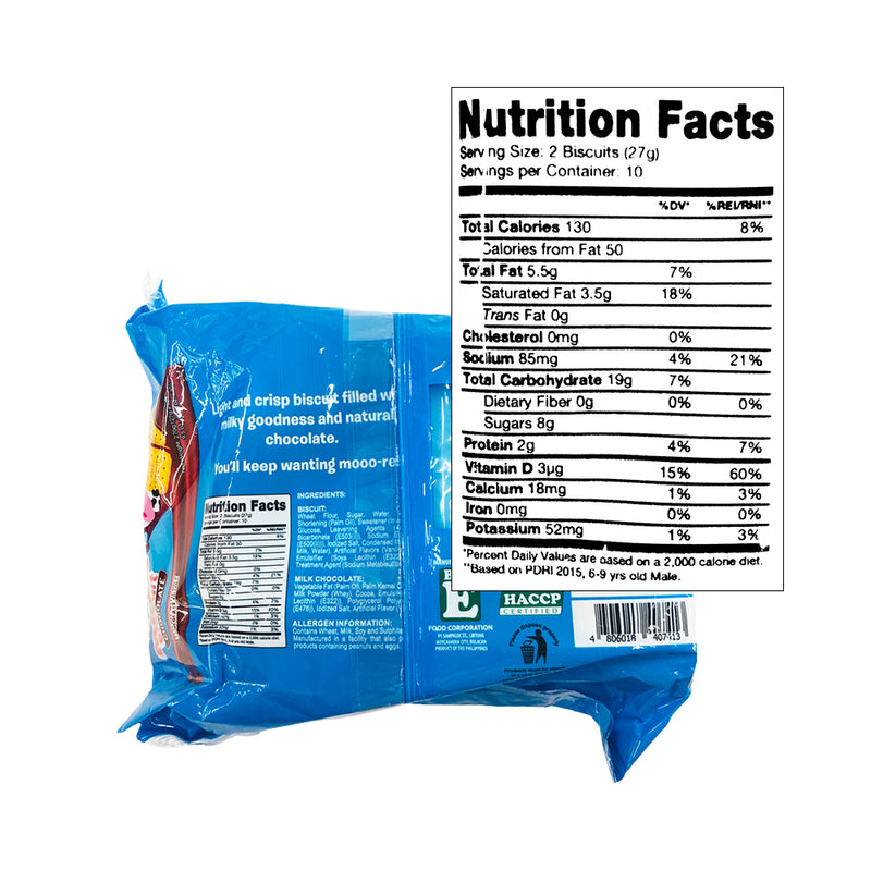 Lemon Square Milkie Biscuit Chocolate 27g x 10's