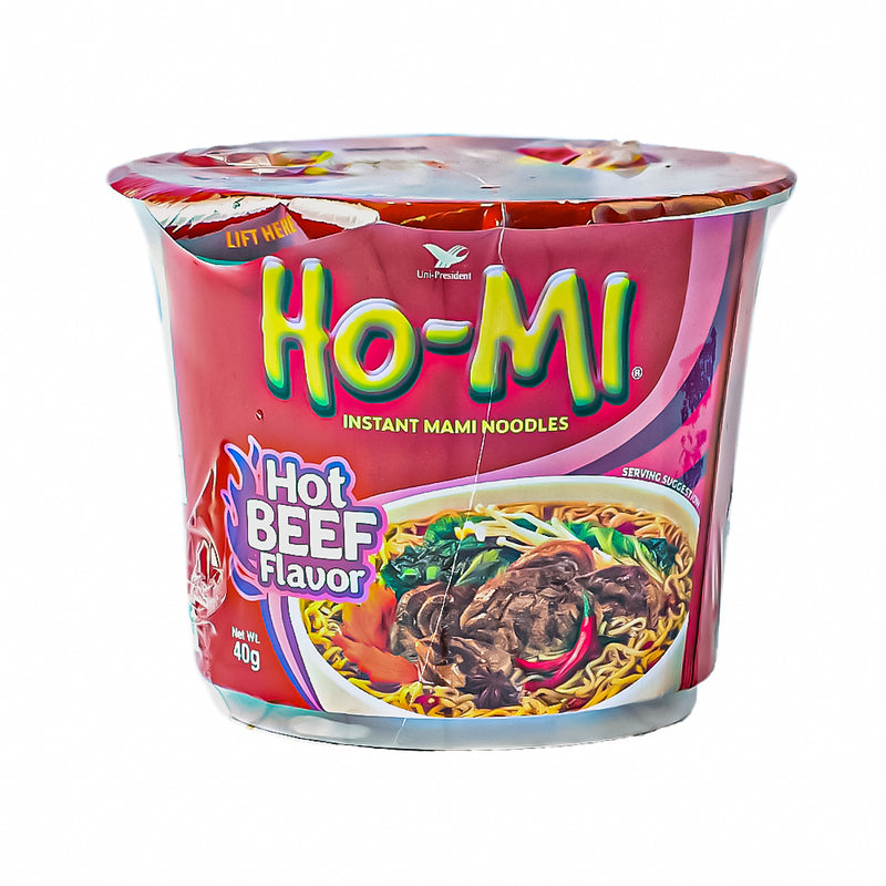 Homi Instant Mami Noodles Econobowl Hot Beef 40g