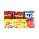Campbells Cream Of Mushroom Soup 298g x 2's (10.5oz)+ Prego Carbonara Mushroom Sauce 295g