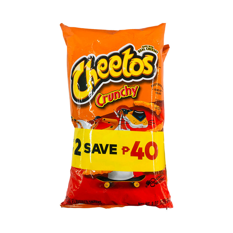 Cheetos Crunchy Cheddar Jalapeno + Cheetos Crunchy Regular 226.8g