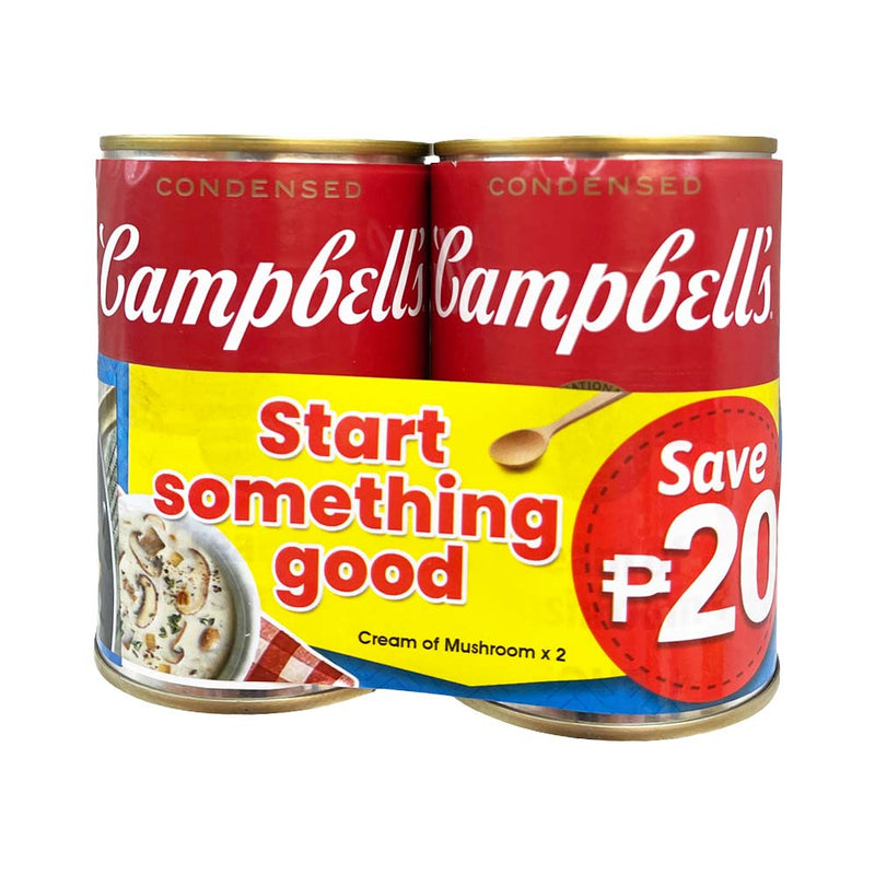 Campbells Cream Of Mushroom Soup 10.5oz x 2’s