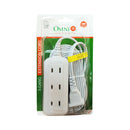 Omni WEE-003-PK Eco Extension Cord 3 Gang with 4Ft Meter