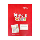 Veco Draw And Write Notebook 80 Leaves 7.5in x 9.75in