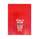 Veco Draw And Write Notebook 80 Leaves 7.5in x 9.75in